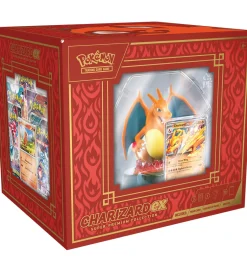 Samlekort m. Figur - Super Premium Box - Charizard Ex>Pokémon