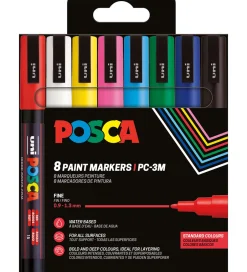 Tuscher - PC-3M - 8 stk. - Multifarvet>Posca Online