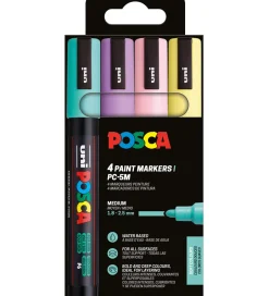 Tuscher - PC-5M - 4 stk. - Afdæmpede farver>Posca Clearance