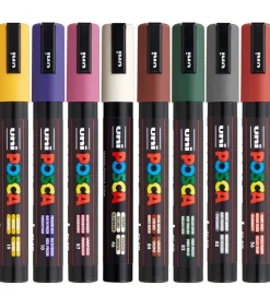 Tuscher - PC-5M - 8 stk. - Kolde Farver>Posca