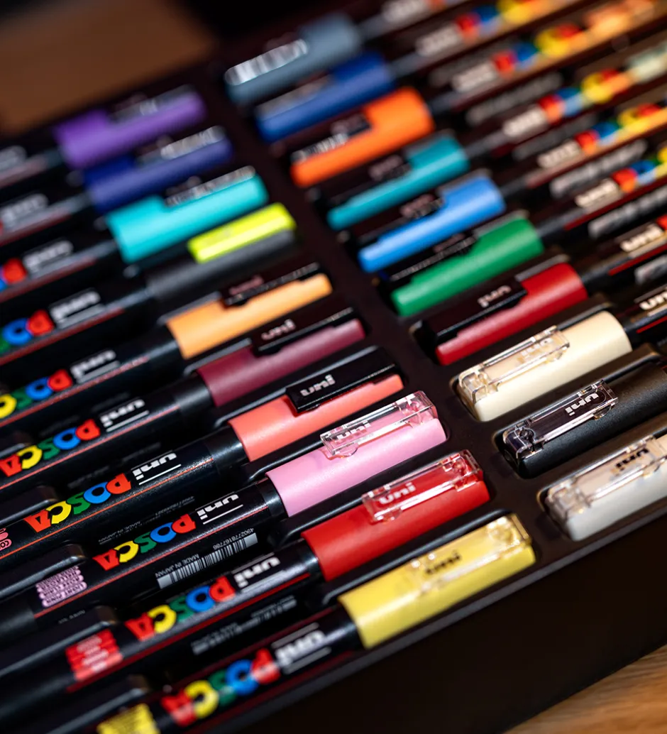 Tuscher m. Metalkasse - 20 stk. - Manga Hero>Posca Outlet