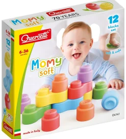 Byggeklodser - 12 stk. - Momy Soft - 04141>Quercetti New
