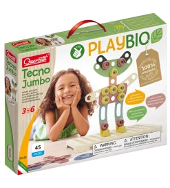Byggesæt - PlayBio Tecno Jumbo - 45 dele - 86165>Quercetti Clearance
