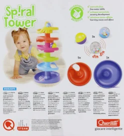 Kuglebane - Spiral Tower - 10 Dele - 6501>Quercetti Clearance