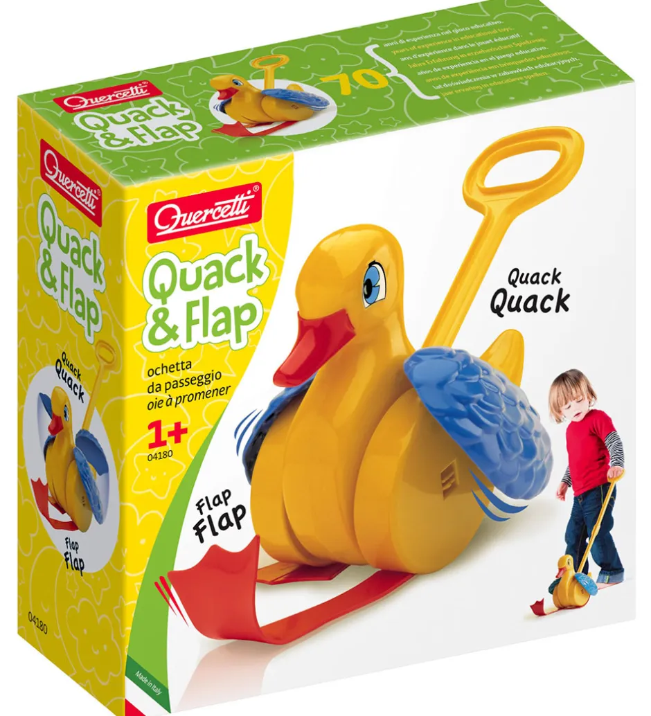Skubbedyr - Quack & Flap - Ælling>Quercetti New