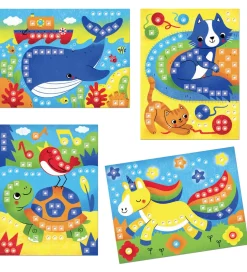 Stiftmosaik - FantaColor Cards - Dyr - 180 Dele - 0086>Quercetti