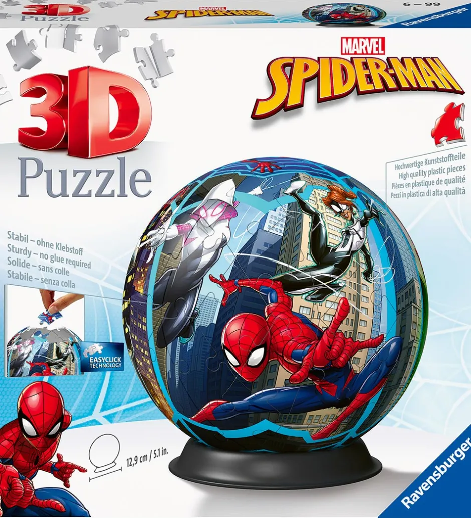 3D Puslespil - 72 Brikker - Spider-Man>Ravensburger Discount