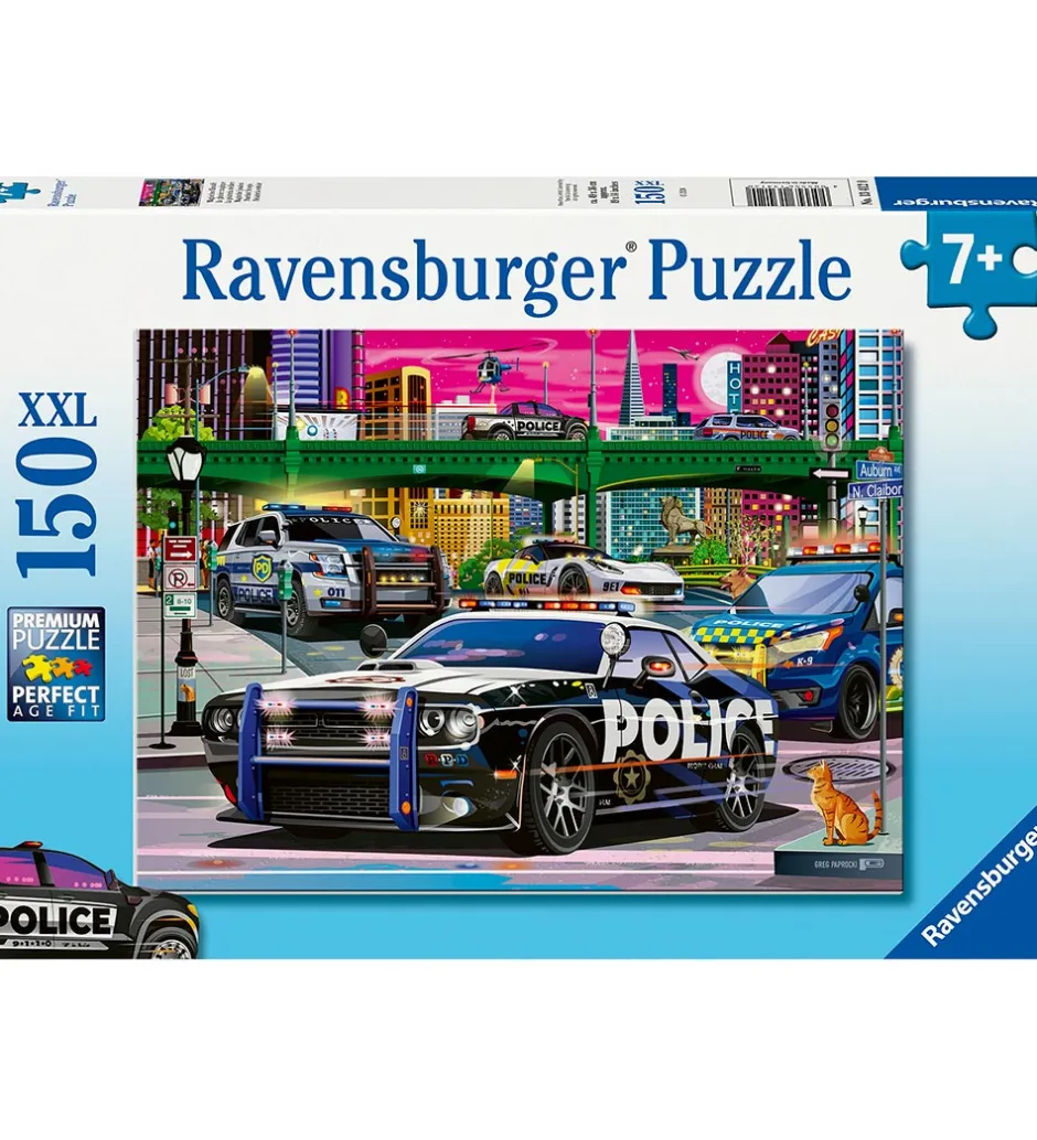 Puslespil - 150 Brikker - Police On Patrol>Ravensburger Clearance