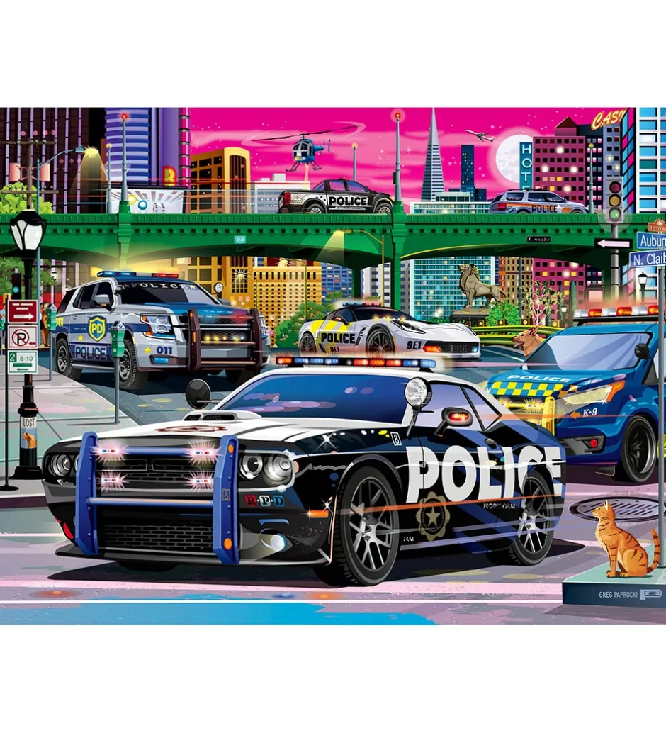 Puslespil - 150 Brikker - Police On Patrol>Ravensburger Clearance