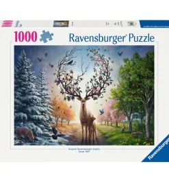 Puslespil - 1000 Brikker - Magical Deer>Ravensburger Hot