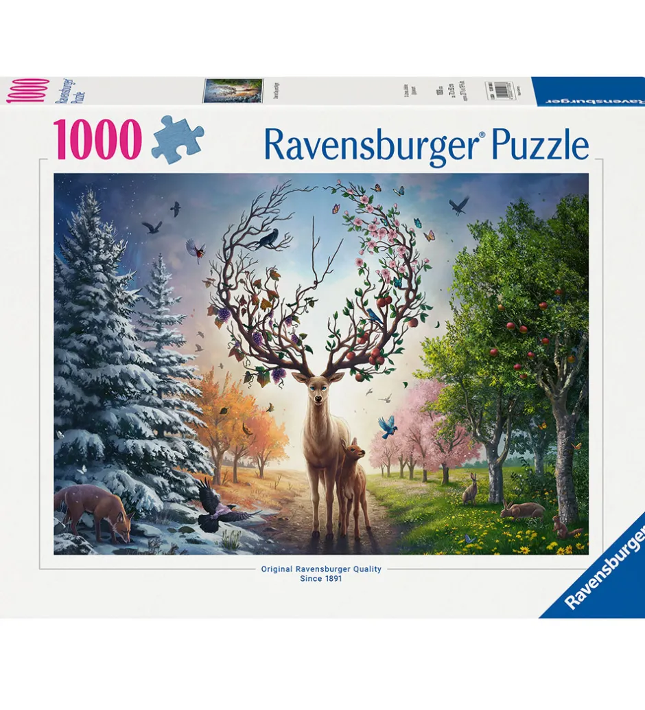 Puslespil - 1000 Brikker - Magical Deer>Ravensburger Hot