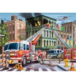 Puslespil - 100 Brikker - Fire Truck Rescue>Ravensburger Hot
