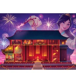 Puslespil - 1000 Brikker - Disney Castles Mulan>Ravensburger Clearance