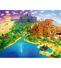 Puslespil - 500 Brikker - World of Minecraft>Ravensburger Discount