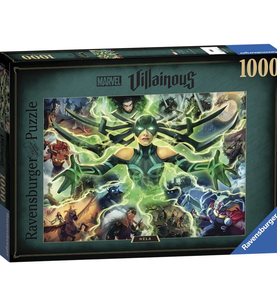Puslespil - 1000 Brikker - Villainous - Hela>Ravensburger Discount