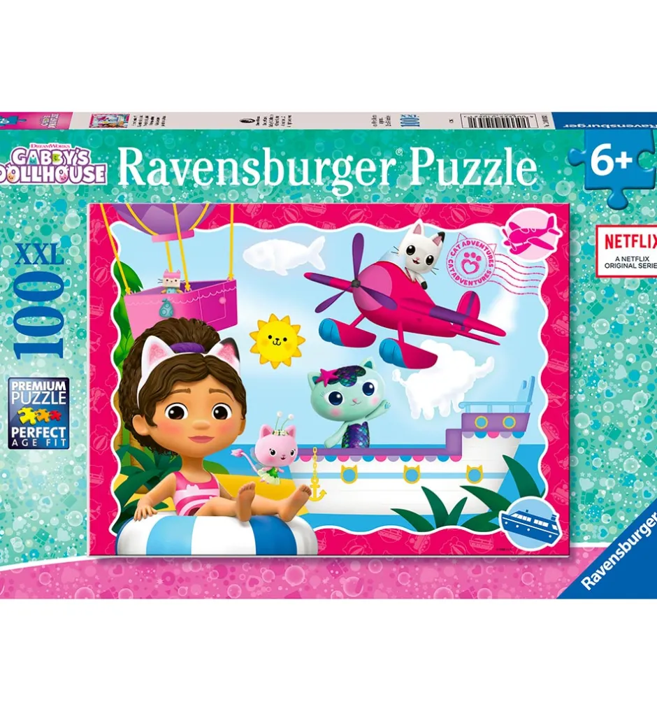 Puslespil - 100 Brikker - Gabby's Dollhouse>Ravensburger Discount
