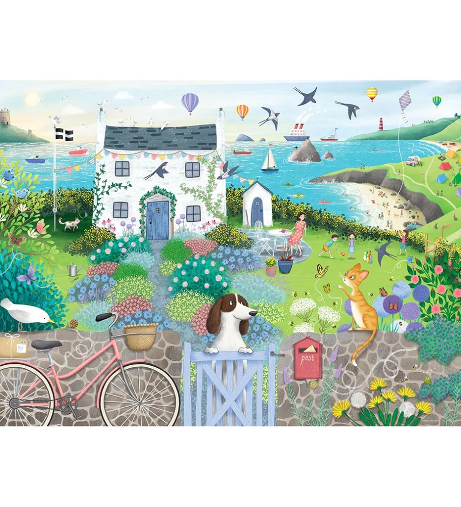 Puslespil - 1000 Brikker - Coastal Cottage>Ravensburger Hot