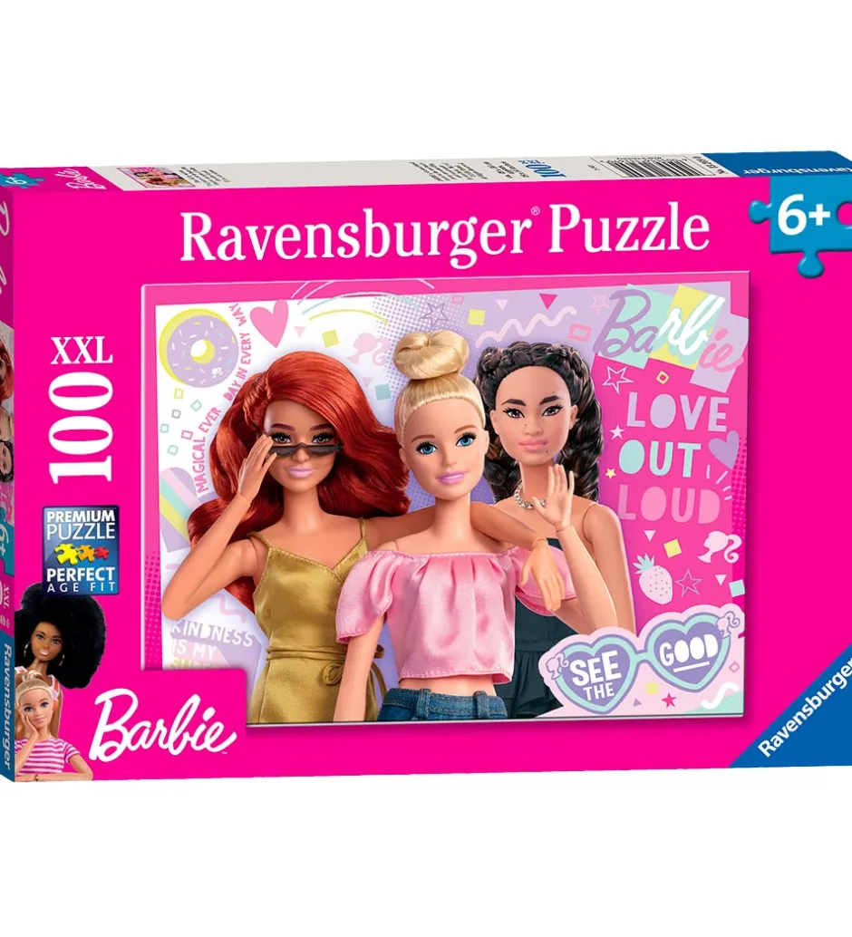 Puslespil - 100 Brikker - Barbie>Ravensburger Discount
