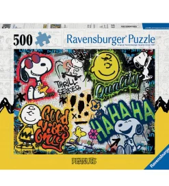 Puslespil - 500 Brikker - Snoopy And Friends>Ravensburger Outlet