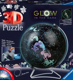 Puslespil - 3D - 180 Brikker - Glow Dark Starglobe>Ravensburger Best