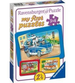 Puslespil - My First - 3 Forskellige - Animals In A>Ravensburger Sale