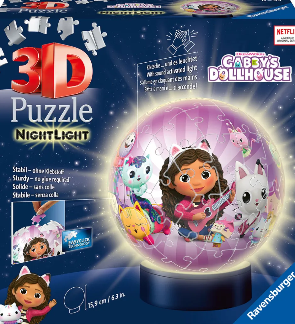 Puslespil - Natlampe - 3D - 72 Brikker - Gabby's Do>Ravensburger Discount