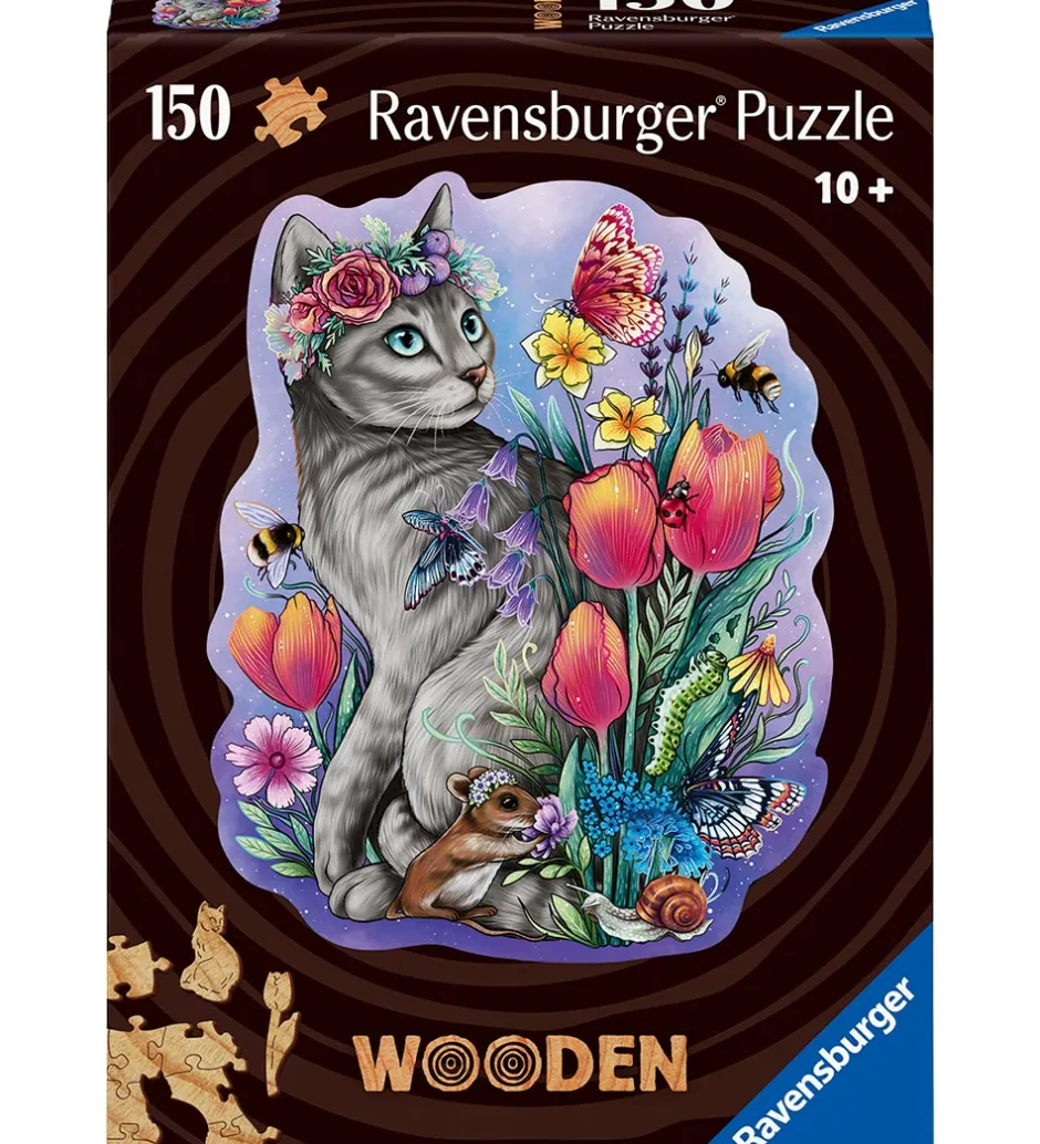 Puslespil - Træ - 150 Brikker - Lovely Cat>Ravensburger Outlet