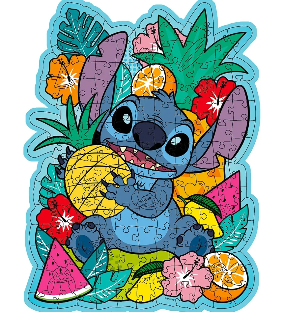 Puslespil - Træ - 150 Brikker - Disney Stitch>Ravensburger New
