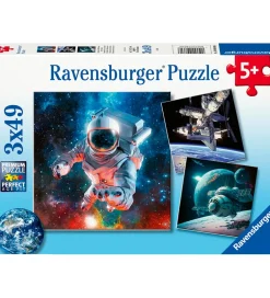 Puslespil - 3x49 Brikker - Space Adventure>Ravensburger Online
