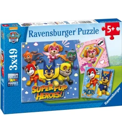 Puslespil - 3x49 Brikker - Paw Patrol Super Pups>Ravensburger