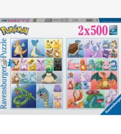 Puslespil - 2x500 Brikker - Pokémon Collection>Ravensburger
