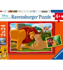 Puslespil - 2x24 Brikker - The Lion King>Ravensburger Outlet