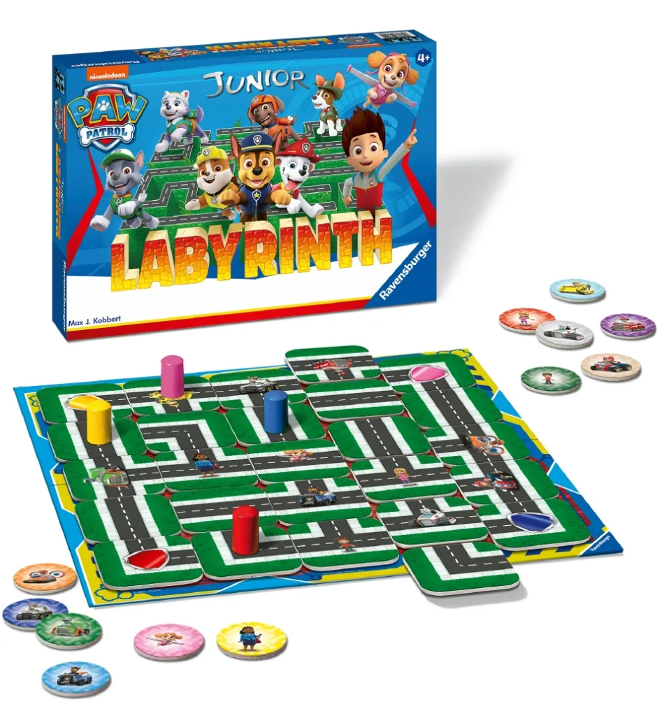 Spil - Junior Labyrinth - Paw Patrol>Ravensburger Sale