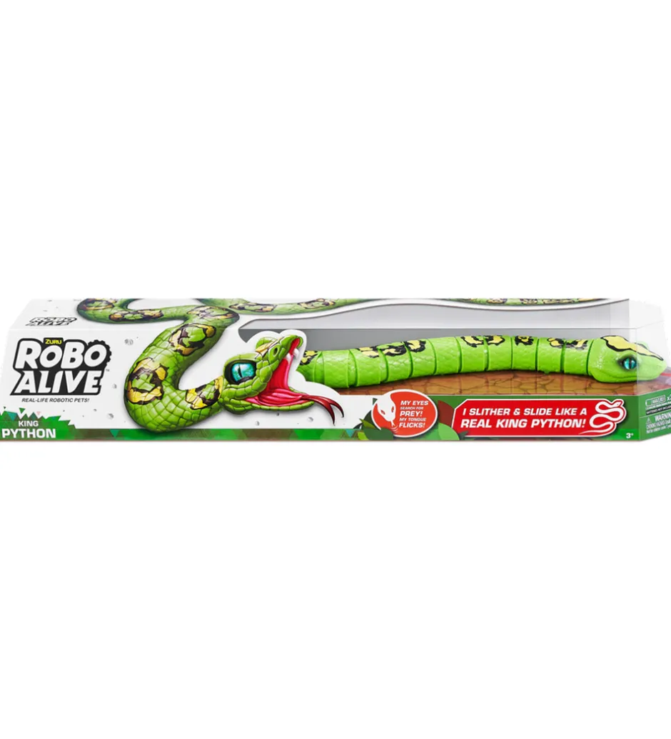 Legetøjsdyr - King Python - Grøn>Robo Alive Discount
