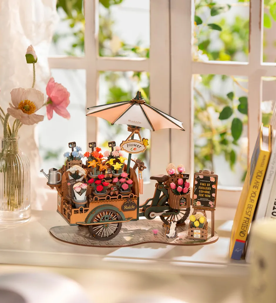 Miniature-diorama - DIY - Blossom Cart TGS03 - 187 Dele>Rolife Hot