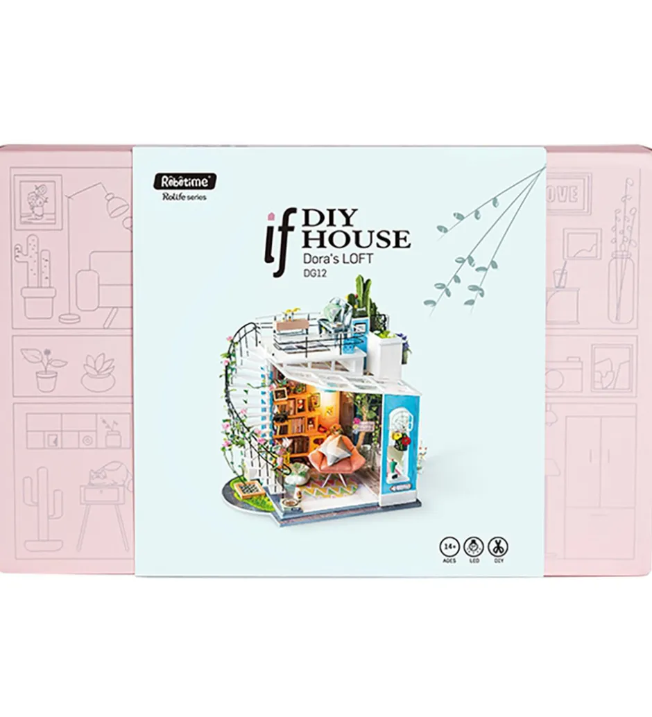 Miniature-diorama - DIY - Dora's Loft DG12 - 171 Dele>Rolife Sale