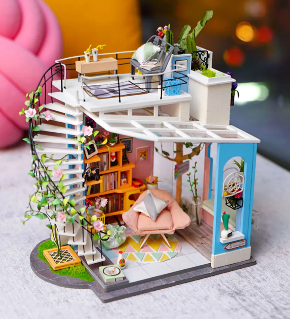 Miniature-diorama - DIY - Dora's Loft DG12 - 171 Dele>Rolife Sale