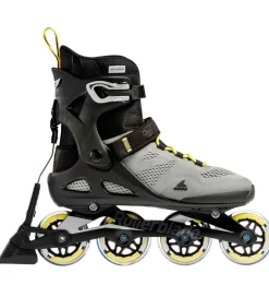 Rulleskøjter - Macroblade - 80 ABT - Silver/Neon Yel>Rollerblade Best