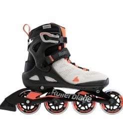 Rulleskøjter - Macroblade - 80 W - Gray/Coral - Inli>Rollerblade Discount