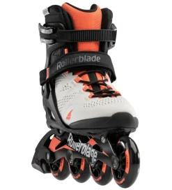 Rulleskøjter - Macroblade - 80 W - Gray/Coral - Inli>Rollerblade Discount