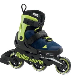 Rulleskøjter - Microblade 3WD - Blue/Lime - In>Rollerblade Best