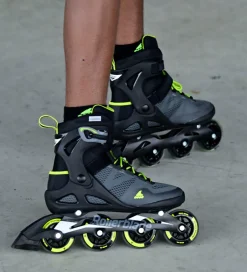 Rulleskøjter - Macroblade 80 - Black/Lime - Inliner><noscript><img width=