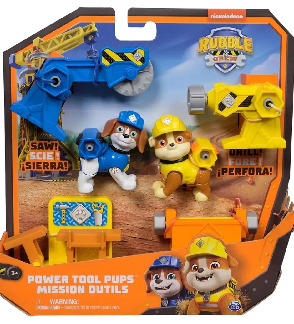 Legetøj - Paw Patrol - Power Tool Pups>Rubble & Crew Outlet