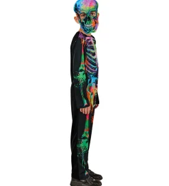 Udklædning - Bonesky Graffiti Skeleton>Rubies Online