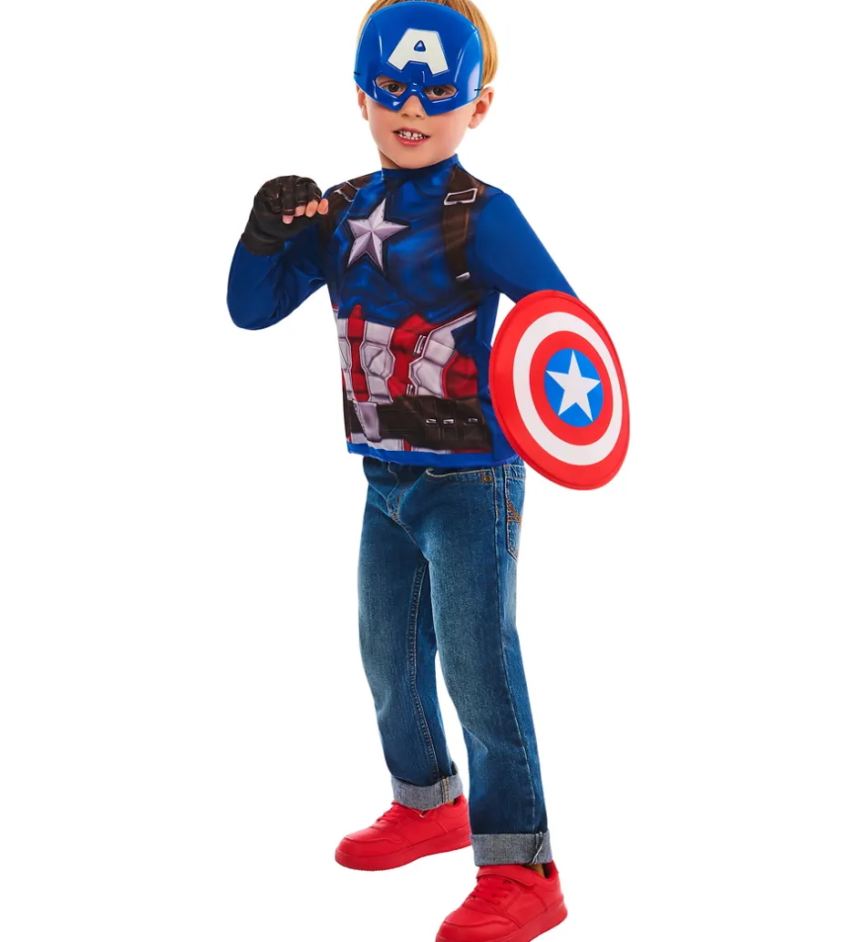 Udklædning - Marvel Captain America>Rubies Sale