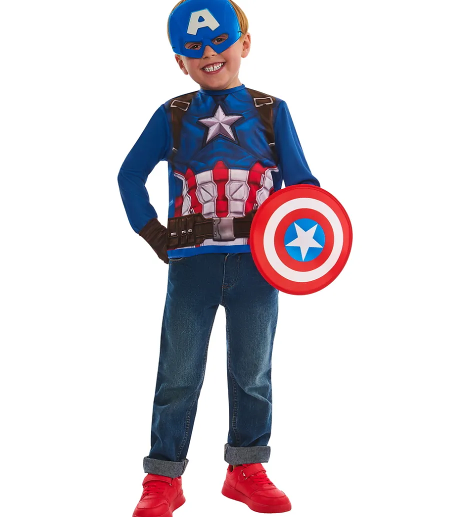 Udklædning - Marvel Captain America>Rubies Sale