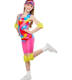 Udklædning - Rollerskate Barbie>Rubies New