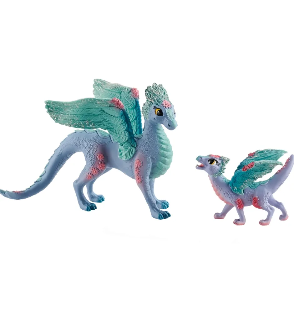 Bayala - H:11,5 cm - Blomsterdragemor & Unge 70592>Schleich Online