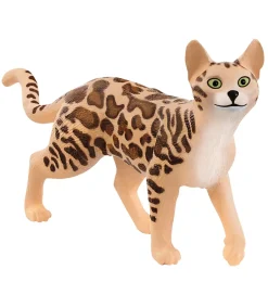 Dyr - 4,6 x 8,5 cm - Bengalkat 13918>Schleich