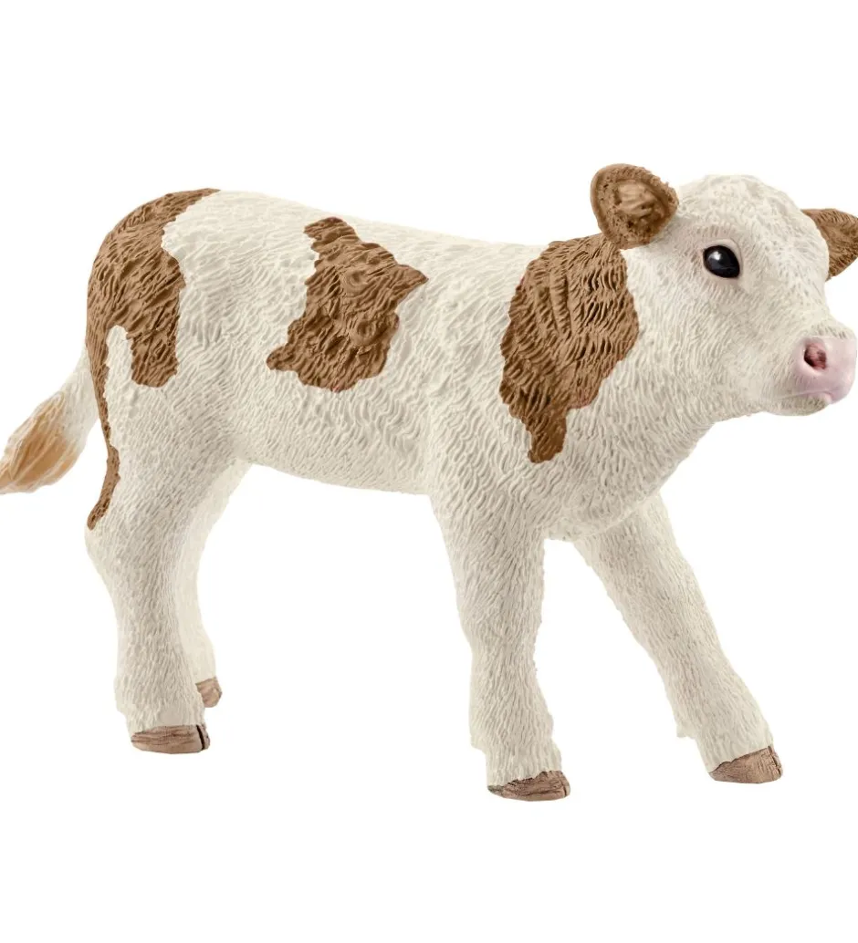 Dyr - Rødbroget Kalv - H: 5 cm 13802>Schleich Best